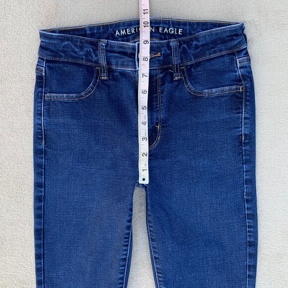 American Eagle Outfitters Super Stretch Hi-Rise Jegging Jeans Sz4 - Picture 11 of 16